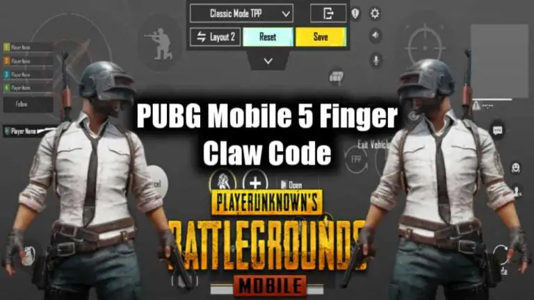 Pubg Finger Claw Code With Sensitivity Settings