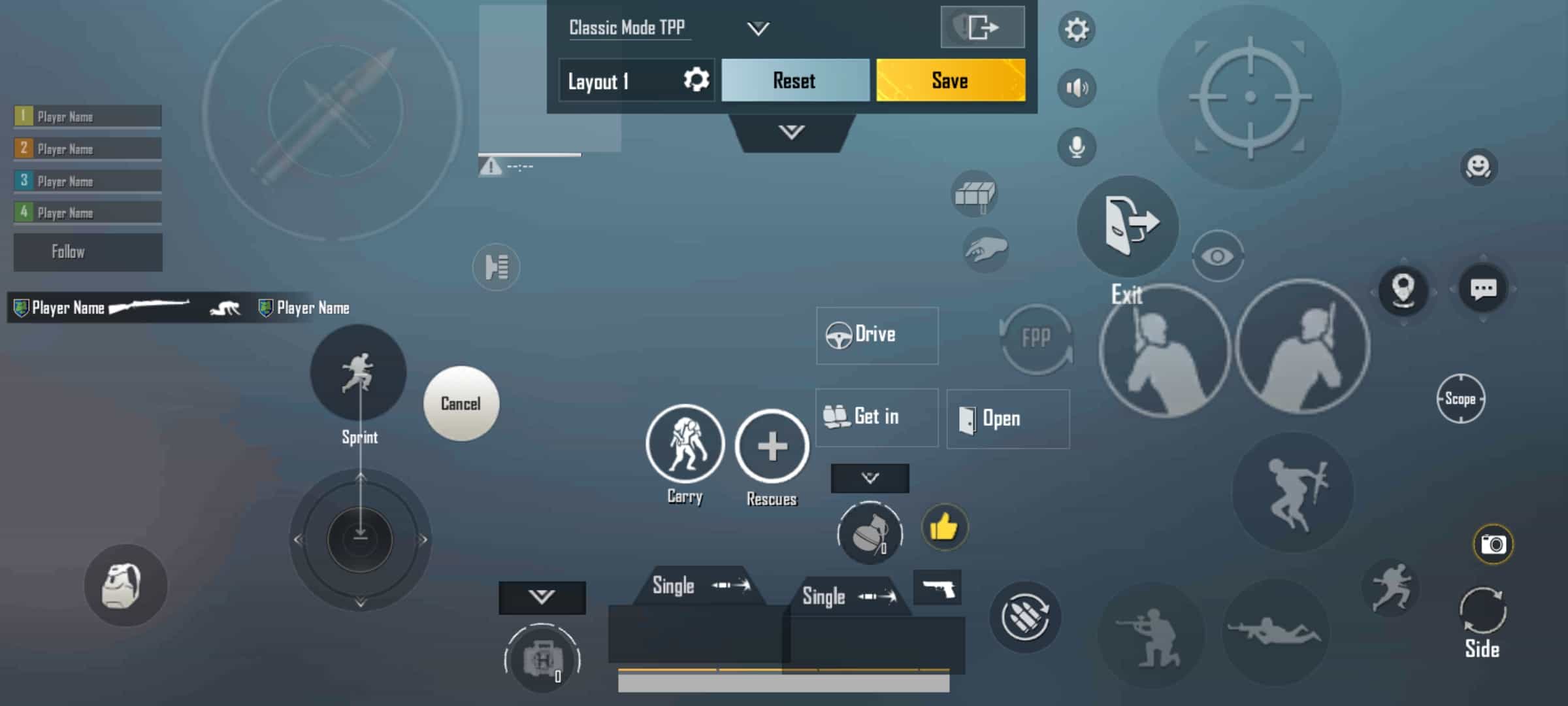 bgmi 4 finger claw code