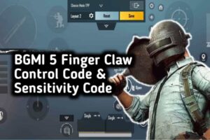 bgmi 5 finger claw control code