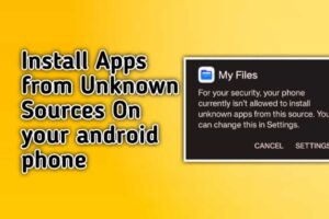 Install apps from unknown sources