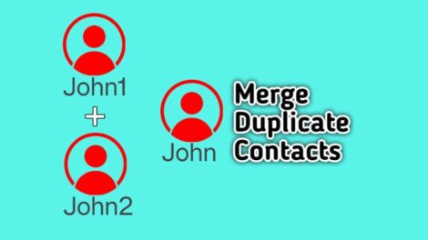 merge duplicate contacts