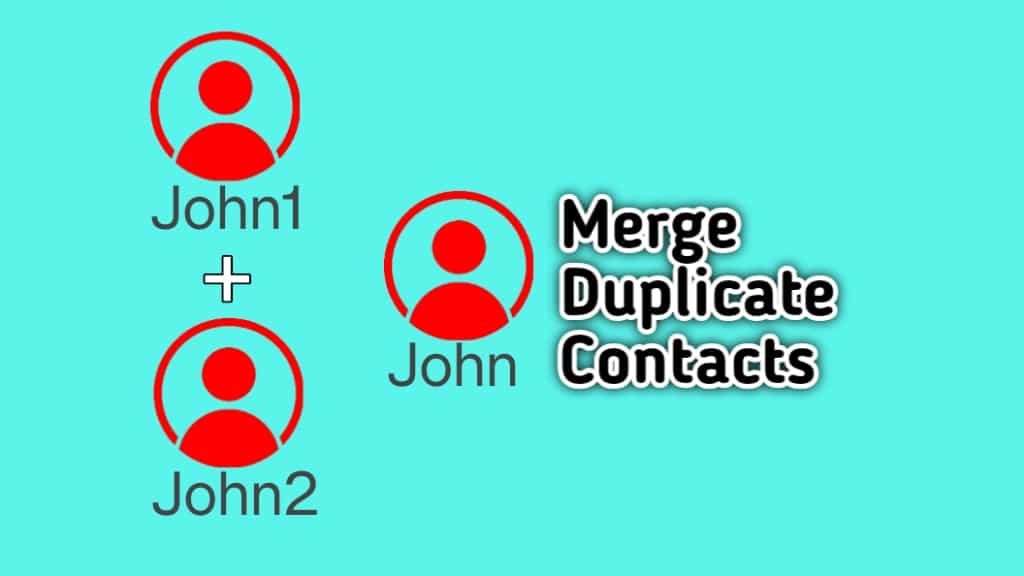 merge duplicate contacts