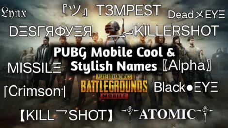 Cool And Stylish Names for PUBG