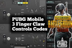 PUBG 3 finger claw control codes