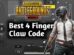 PUBG Mobile 4 Finger Claw Code settings