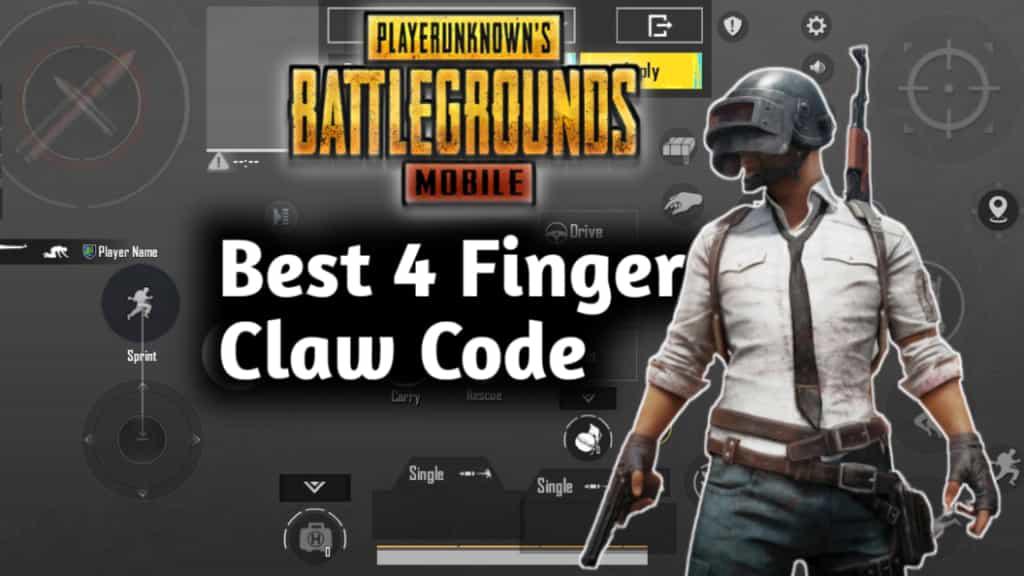 PUBG Mobile 4 Finger Claw Code settings