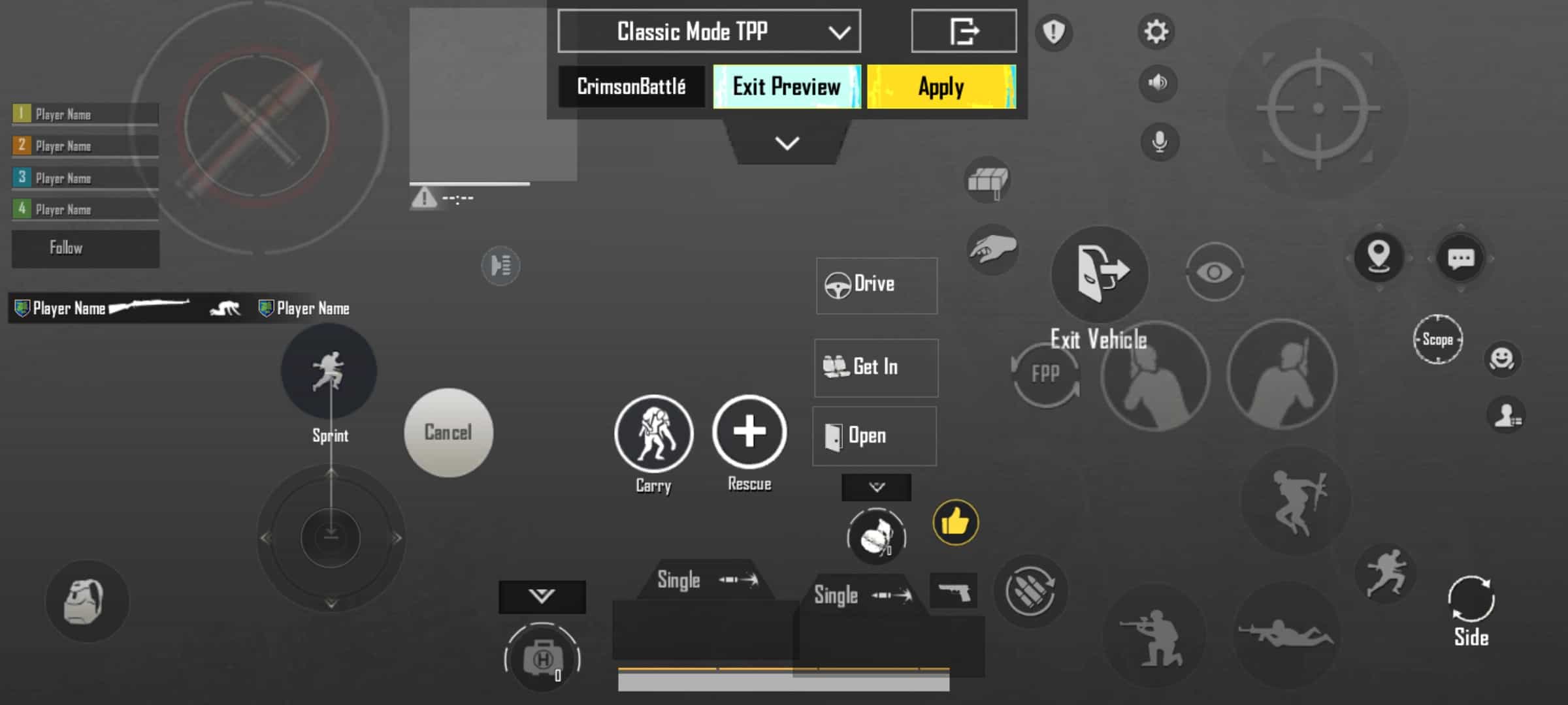 pubg mobile 4 finger claw layout
