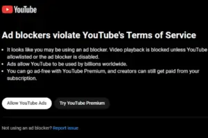 Bypass YouTube Adblock Detection