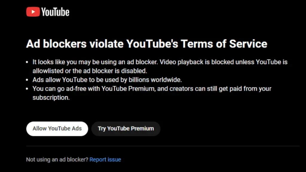 Bypass YouTube Adblock Detection